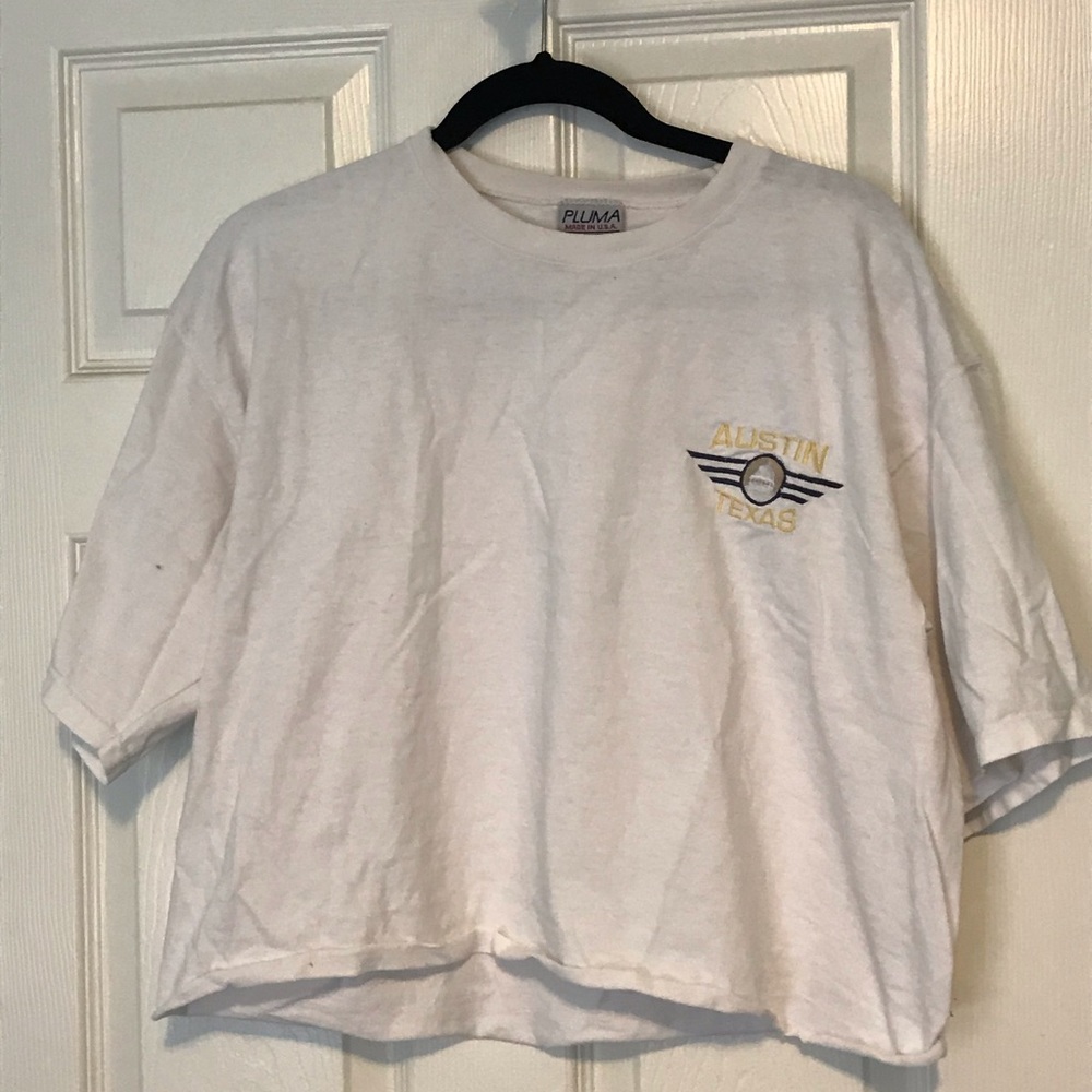 Cropped graphic tee
